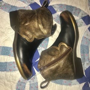 Naot Sirocco boots-brown leather/ bronze shimmer